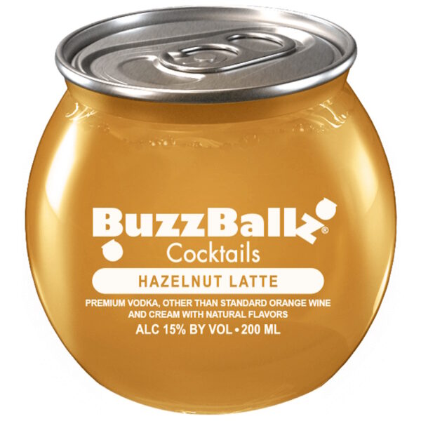 BUZZBALLZ HAZELNUT LATTE RTD 200ML