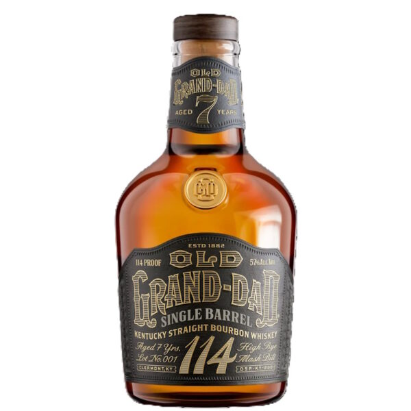 OLD GRAND DAD 7YR SINGLE BARREL 114 PROOF HIGH RYE BOURBON 750ML