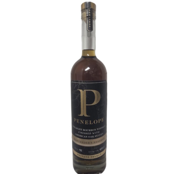 PENELOPE BARTENDERS RESERVE PRIVATE SELECT BOURBON FINISHED WITH AMERICAN OAK STAVES 750ML