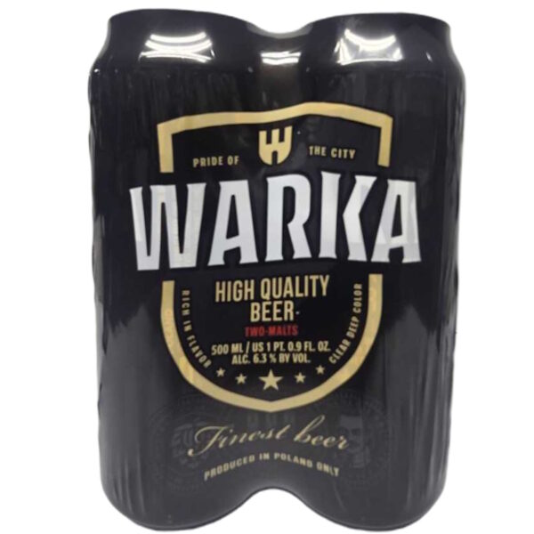 WARKA HIGH QUALITY BEER 4PK CAN