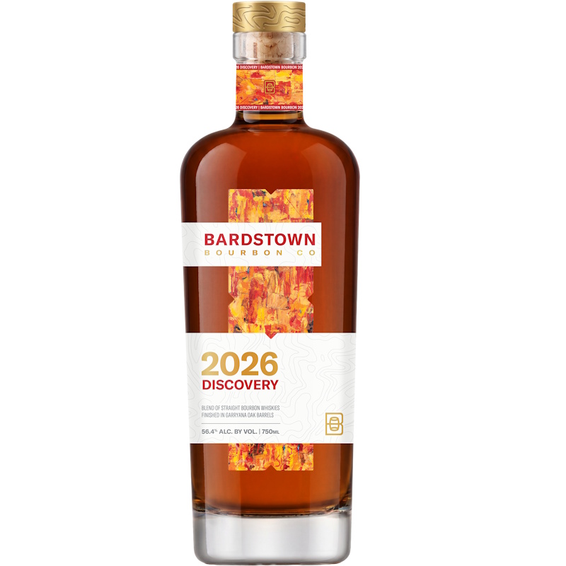 BARDSTOWN BOURBON DISCOVERY 2026 FINISHED IN GARRYANA OAK BARRELS 750ML BARDSTOWN BOURBON DISCOVERY 2026 FINISHED IN GARRYANA OAK BARRELS 750ML