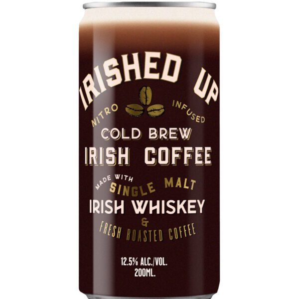 IRISHED UP COLD BREW IRISH WHISKEY & COLOMBIAN COFFEE RTD 4PK