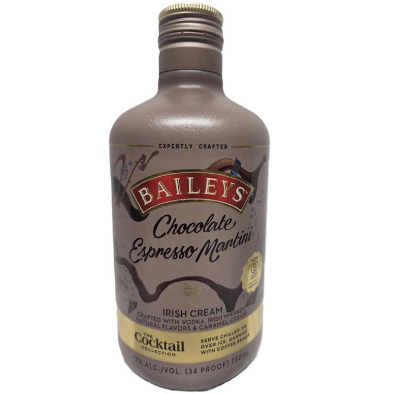 BAILEYS CHOCOLATE ESPRESSO MARTINI RTD 750ML BAILEYS CHOCOLATE ESPRESSO MARTINI RTD 750ML