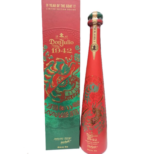 DON JULIO 1942 YEAR OF THE GOAT 2027 LIMITED EDITION DESIGN 750ML