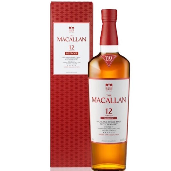 MACALLAN 12YR SHERRY OAK CASK 110 PROOF 750ML