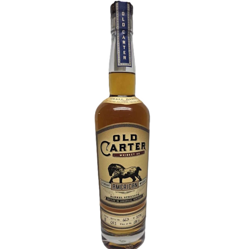 OLD CARTER BARREL STRENGTH BATCH 18 AMERICAN WHISKEY 750ML OLD CARTER BARREL STRENGTH BATCH 18 AMERICAN WHISKEY 750ML