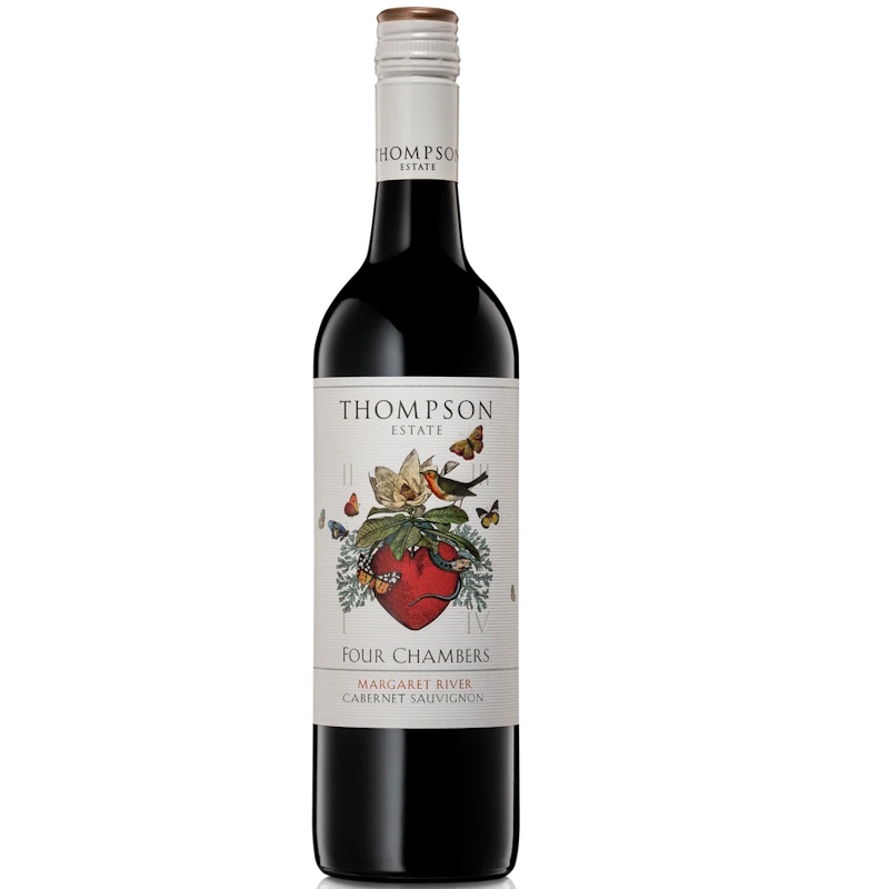 THOMPSON ESTATE 2022 FOUR CHAMBERS MARGARET RIVER CABERNET SAUVIGNON 750ML THOMPSON ESTATE 2022 FOUR CHAMBERS MARGARET RIVER CABERNET SAUVIGNON 750ML